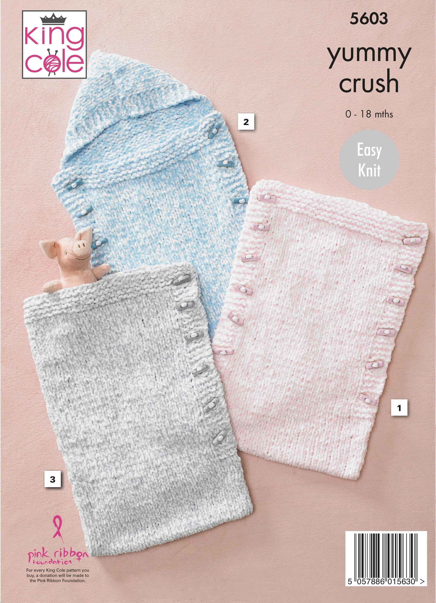 Knitting Pattern 5603 - Baby Sleeping Bag in Yummy Chunky