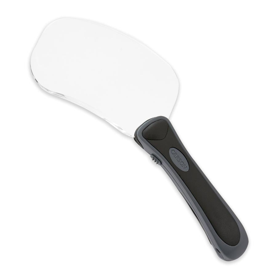 RIMLESS MAGNIFIER WITH LED ILLUMINATION