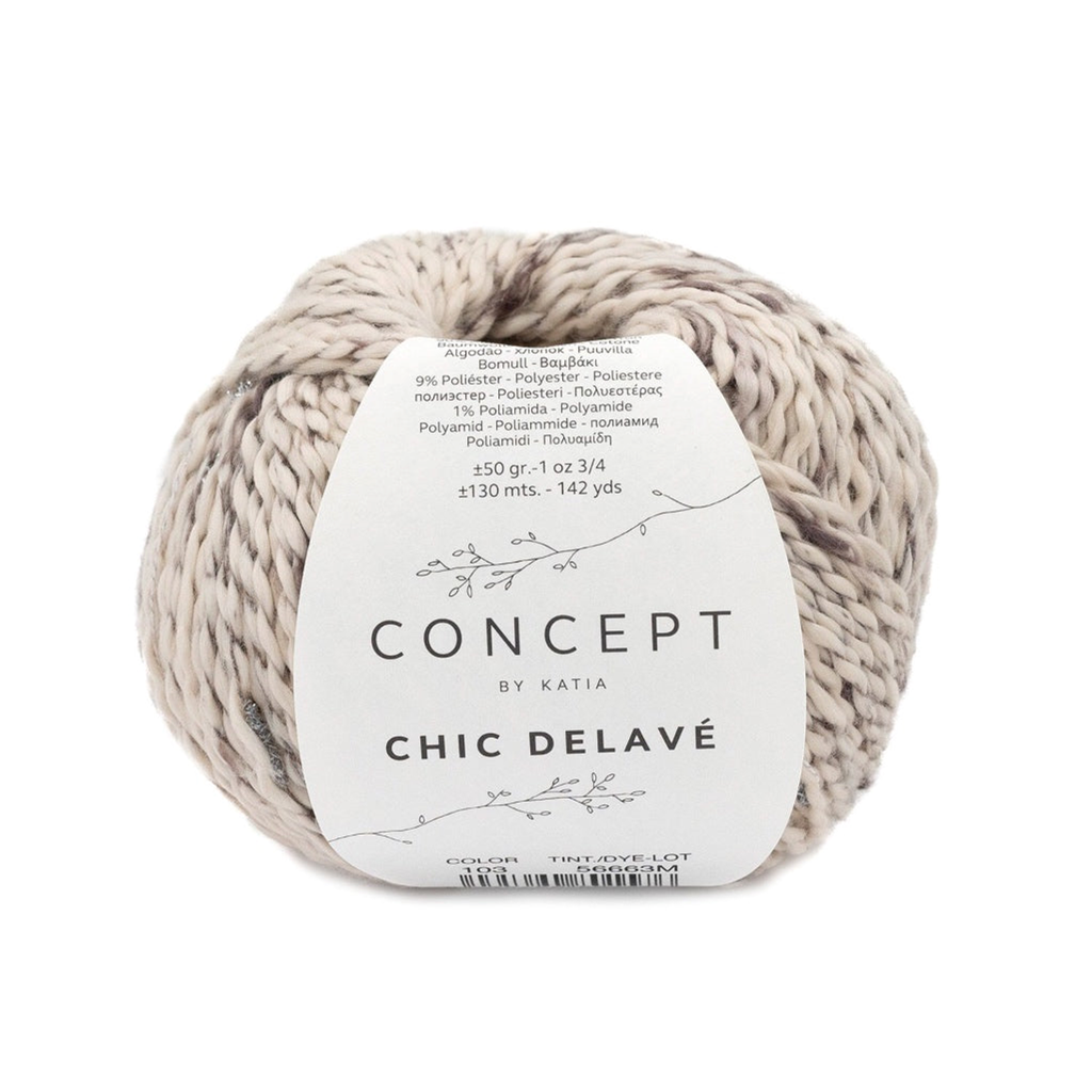 CHIC DELAVE DK - 50G - 90% Cotton - More colours available