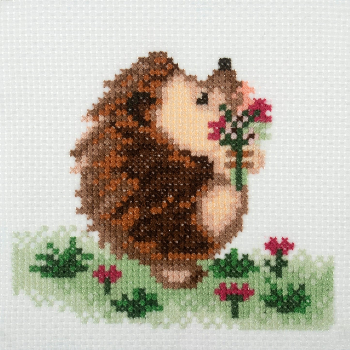 COUNTED CROSS STITCH KIT- HEDGEHOG