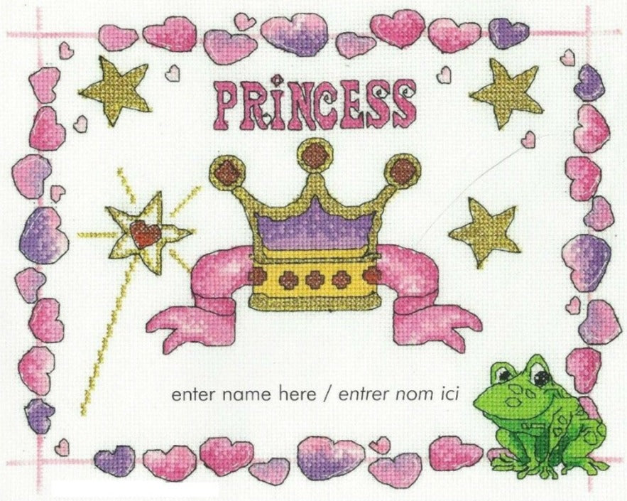 COUNTED CROSS STITCH KIT- PRINCESS