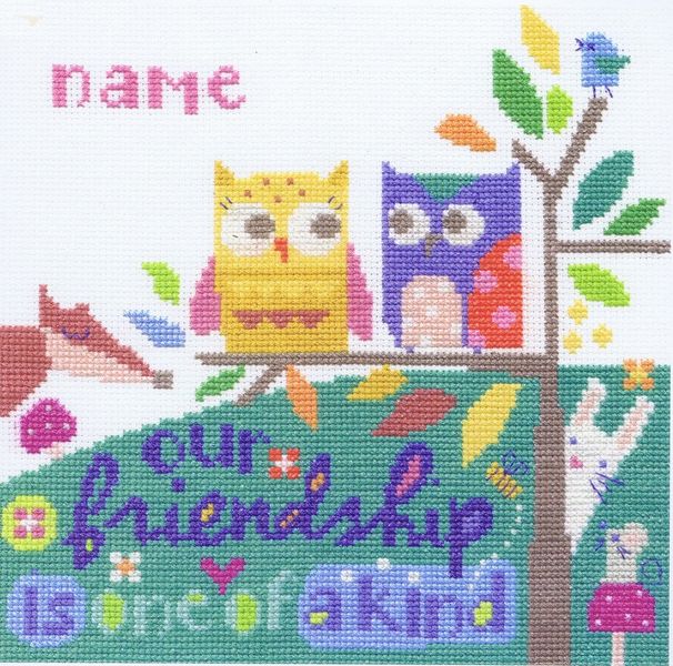 COUNTED CROSS STITCH KIT - FRIENDSHIP