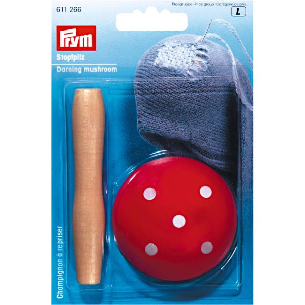 DARNING MUSHROOM - Red