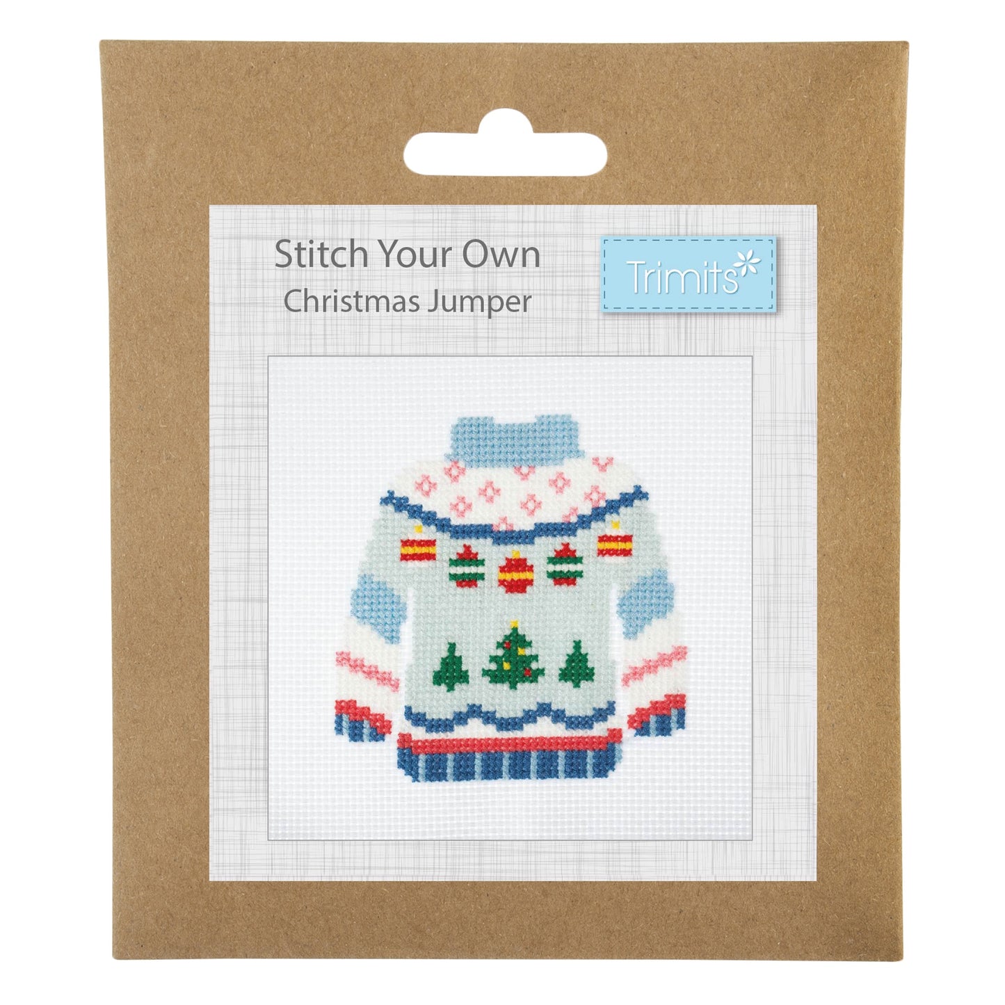 COUNTED CROSS STITCH KIT - Christmas Jumper