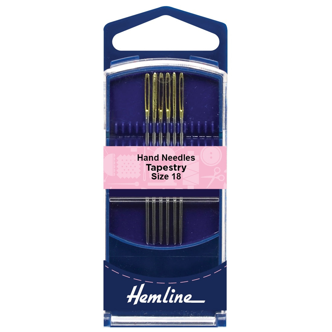 HAND NEEDLES - TAPESTRY - Size 18 - 6 Pcs