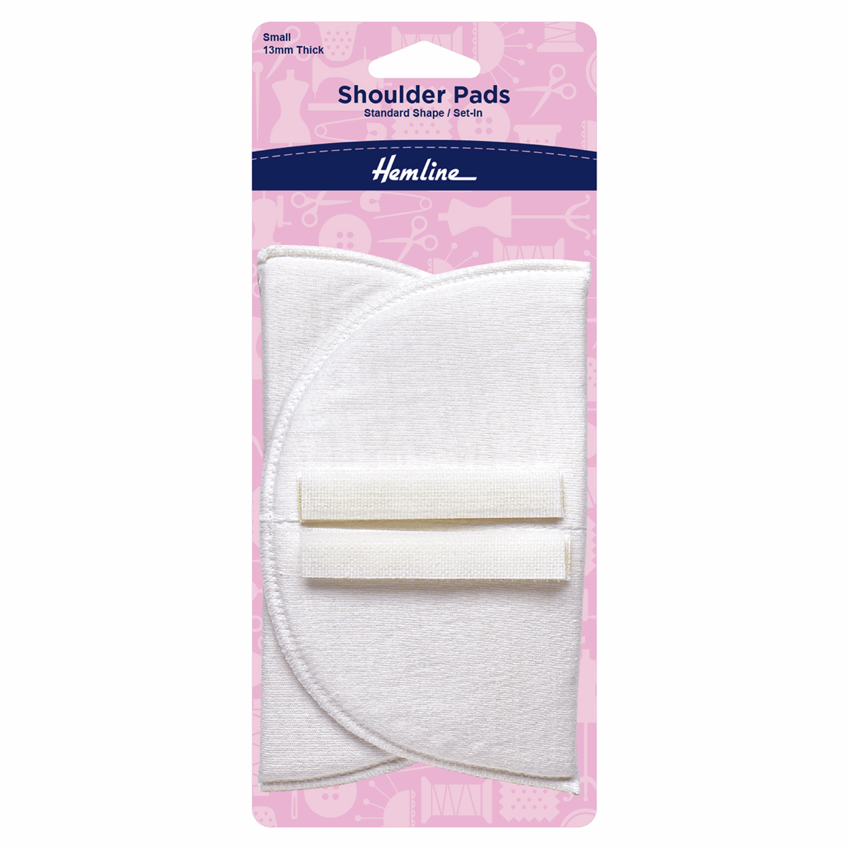 SHOULDER PADS - SET IN - Black or White
