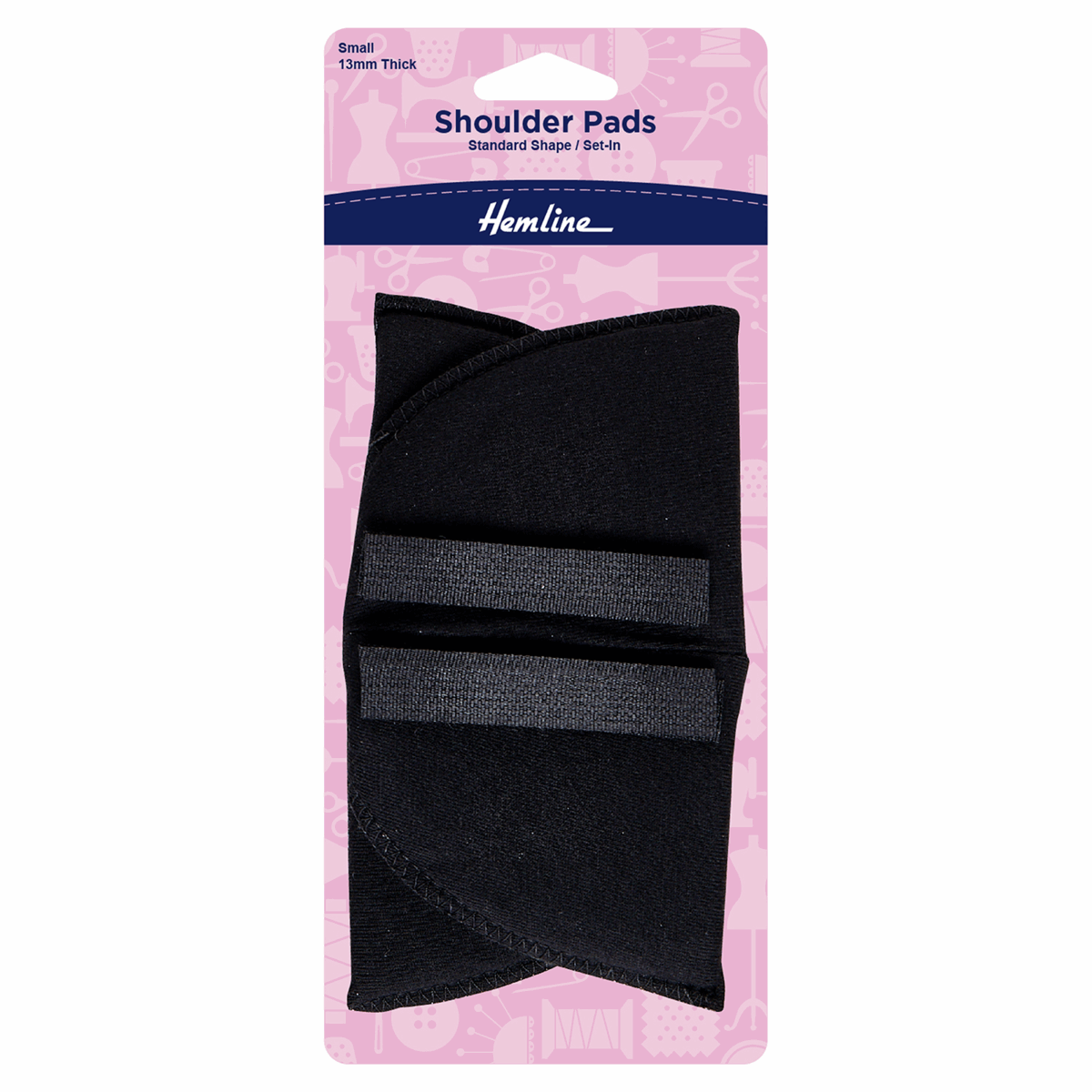 SHOULDER PADS - SET IN - Black or White