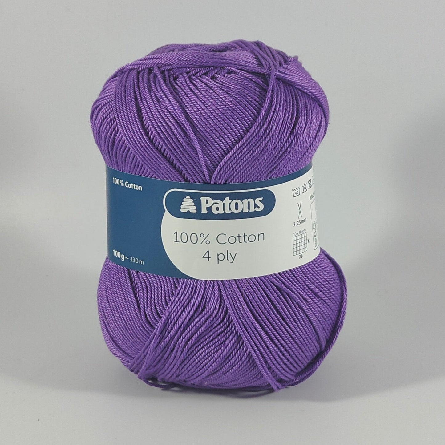 COTTON 4 PLY 100g - More colours available