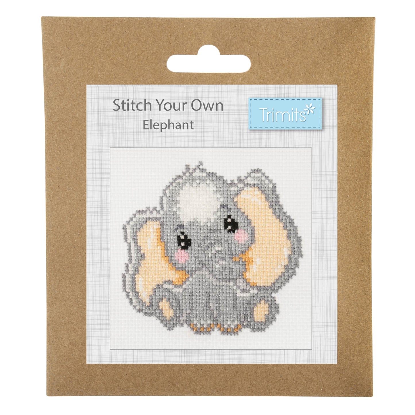COUNTED CROSS STITCH KIT - Elephant