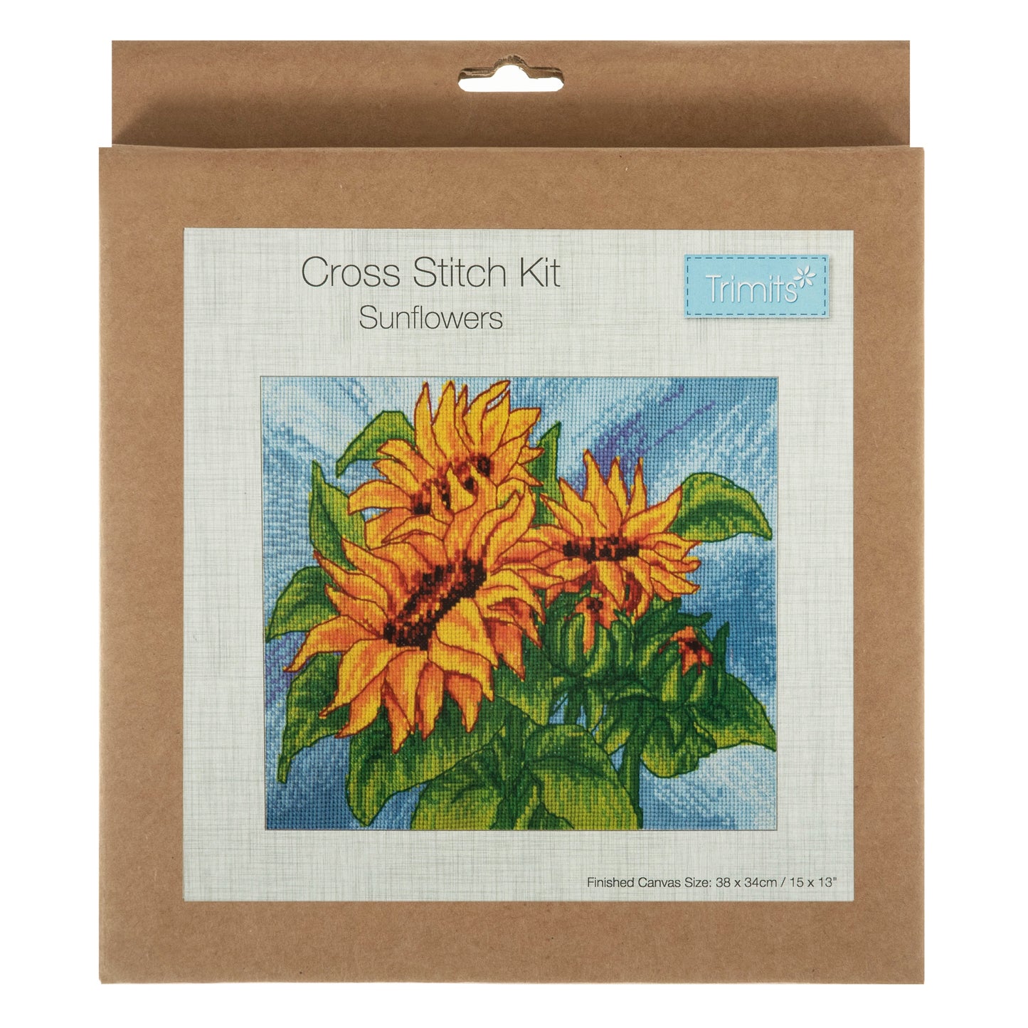 COUNTED CROSS STITCH KIT - LARGE - Sunflowers