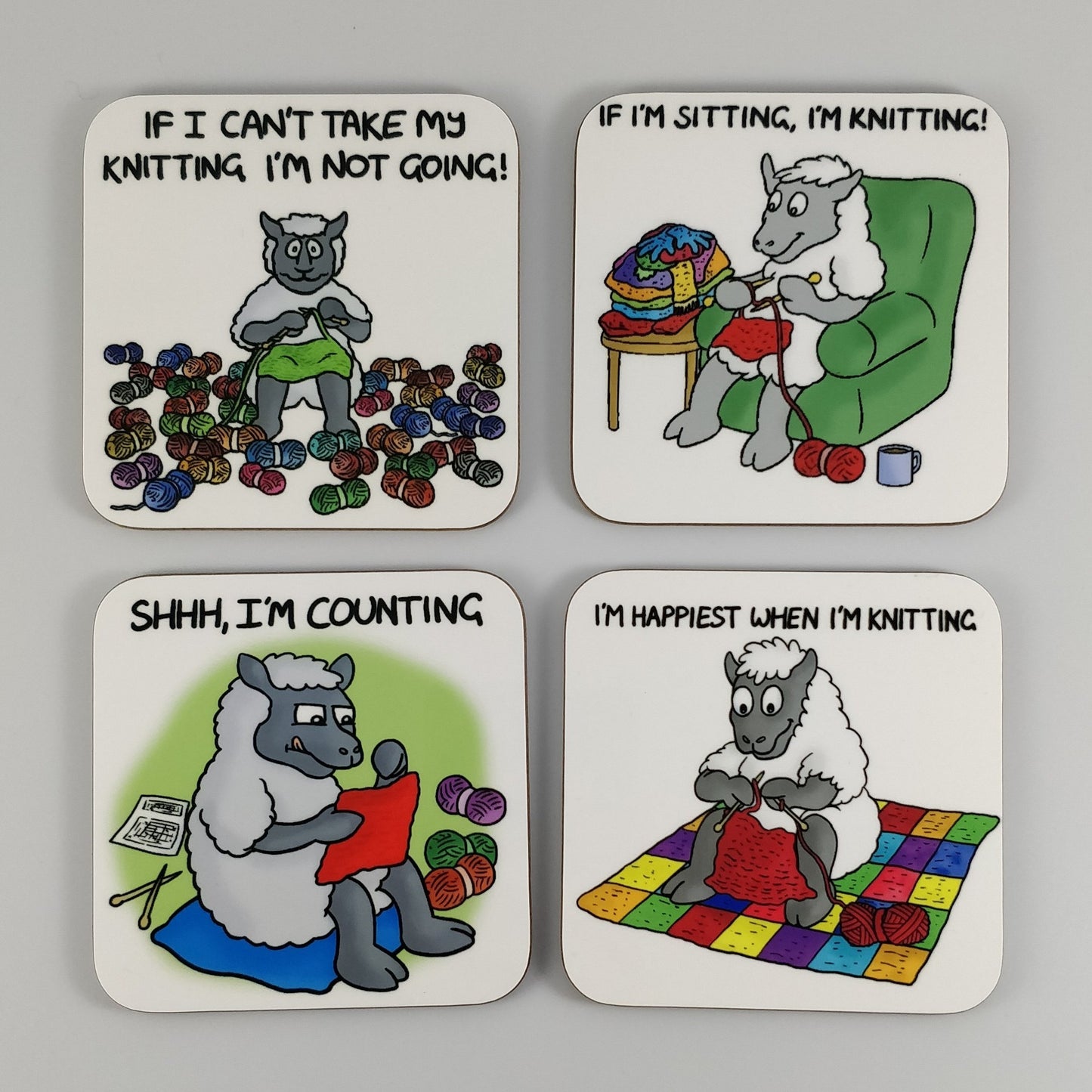 COASTERS - Choice of Knitting/Crochet Designs