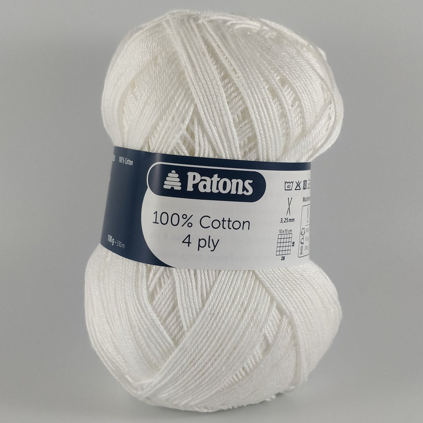 COTTON 4 PLY 100g - More colours available