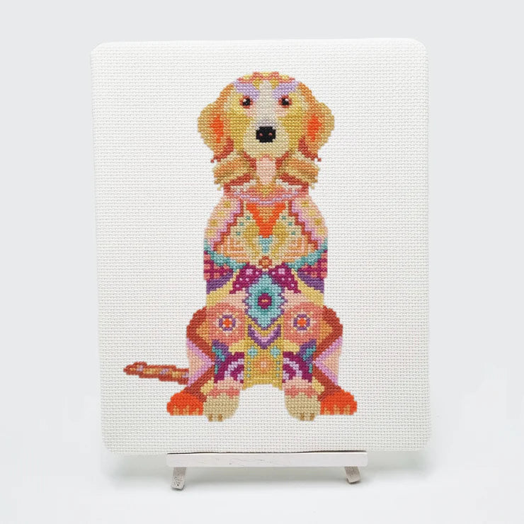CROSS STITCH KIT - MANDALA DOG