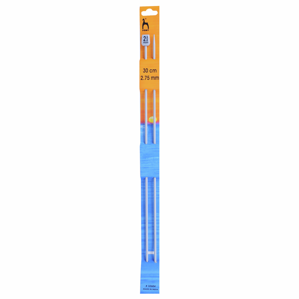 KNITTING NEEDLES - SINGLE-ENDED - CLASSIC 30cm Long