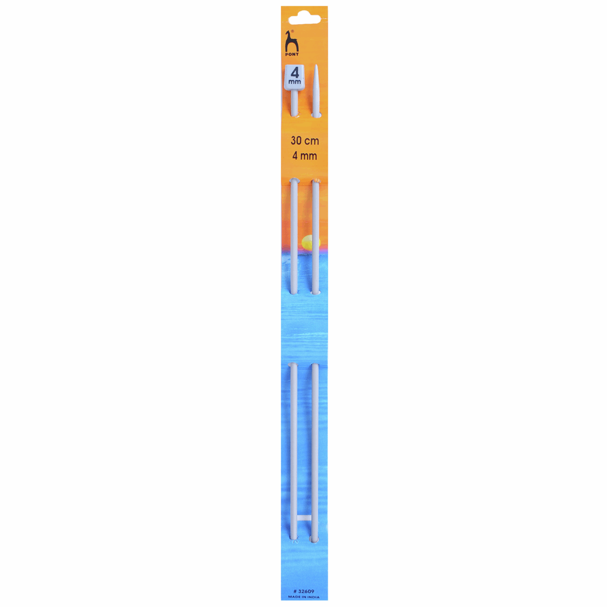 KNITTING NEEDLES - SINGLE-ENDED - CLASSIC 30cm Long