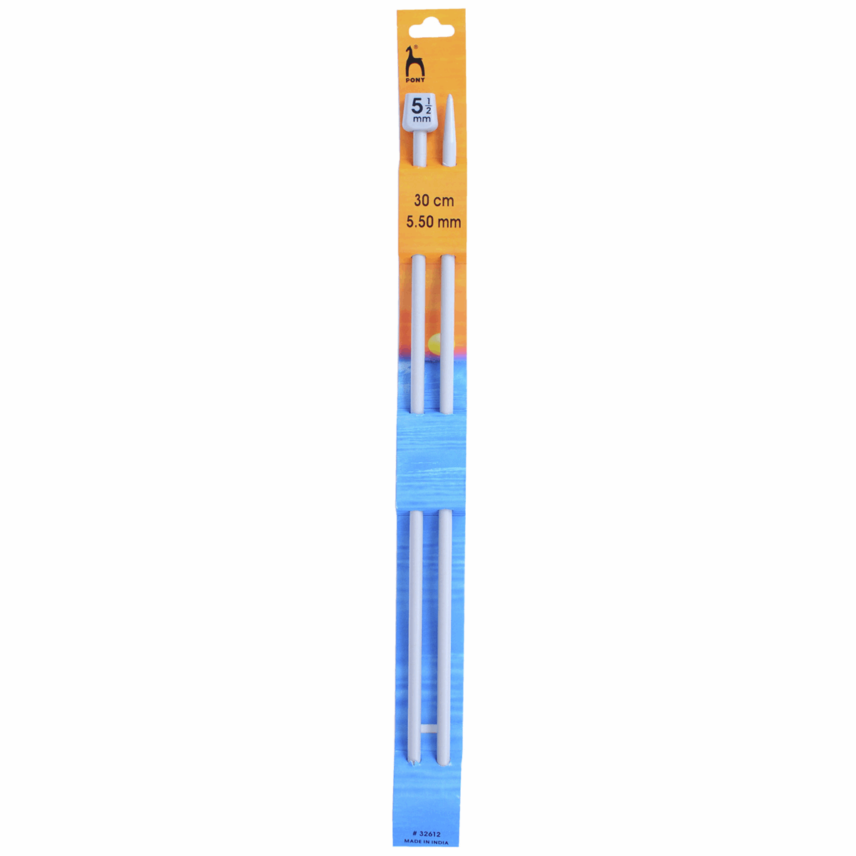 KNITTING NEEDLES - SINGLE-ENDED - CLASSIC 30cm Long