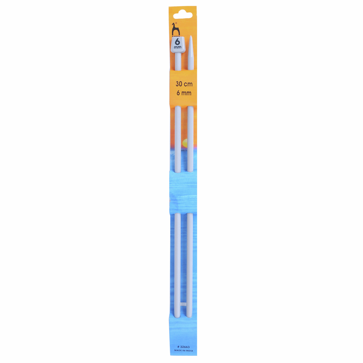 KNITTING NEEDLES - SINGLE-ENDED - CLASSIC 30cm Long