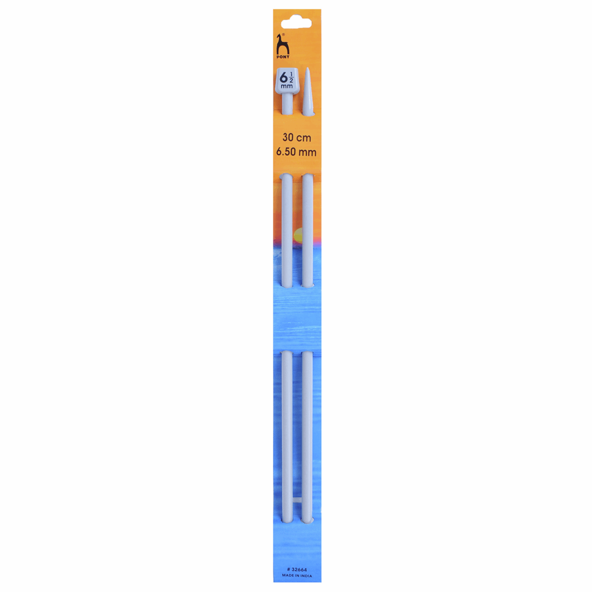 KNITTING NEEDLES - SINGLE-ENDED - CLASSIC 30cm Long