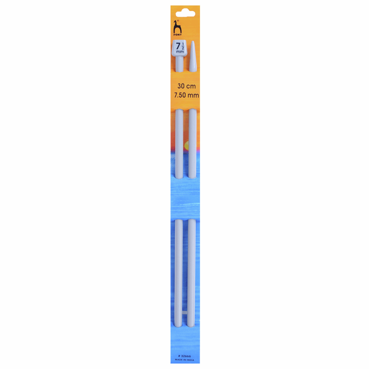 KNITTING NEEDLES - SINGLE-ENDED - CLASSIC 30cm Long