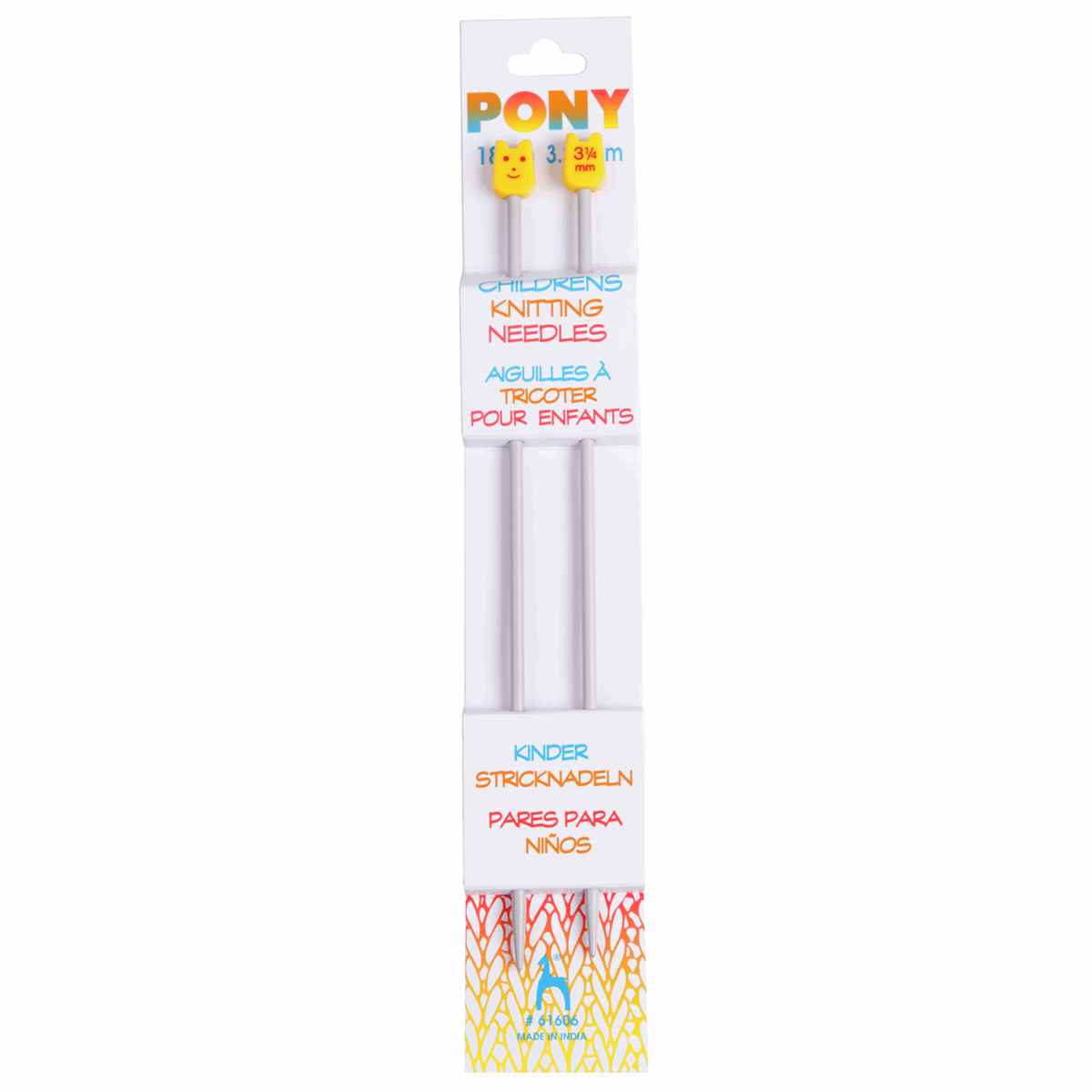 CHILDRENS KNITTING NEEDLES 18cm - 5 Sizes