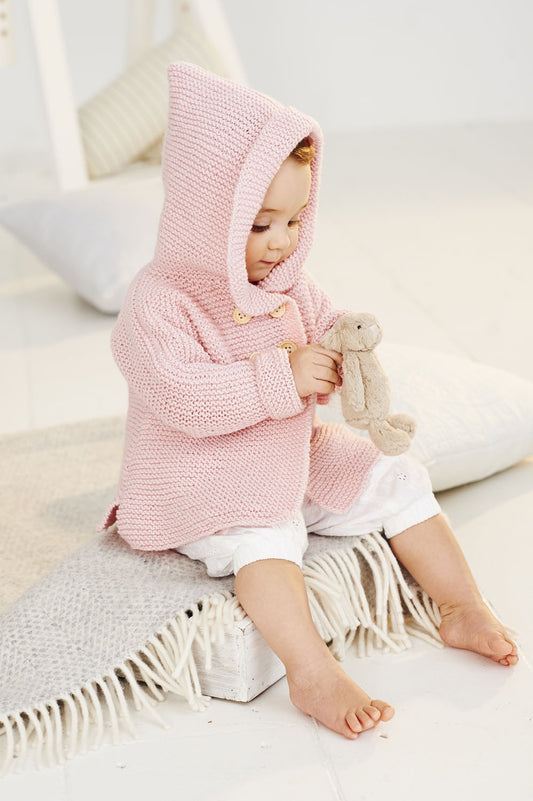 Knitting Pattern 9502 - Jackets in Bambino DK