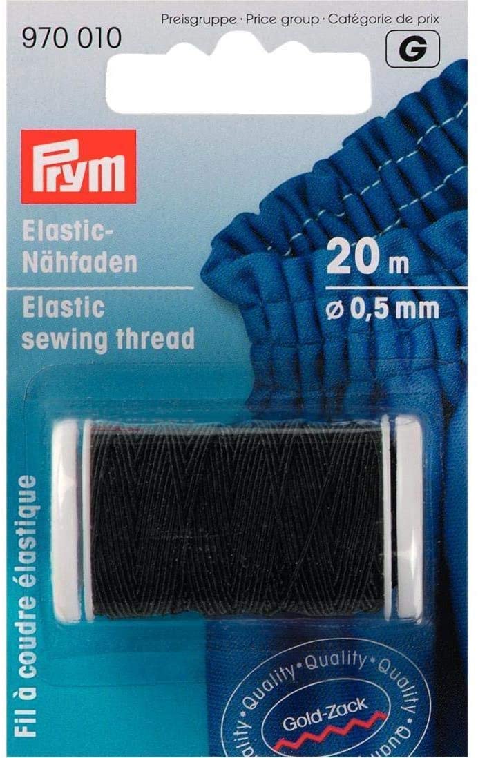 ELASTIC SEWING THREAD - Various Colours 0.5mm X 20M