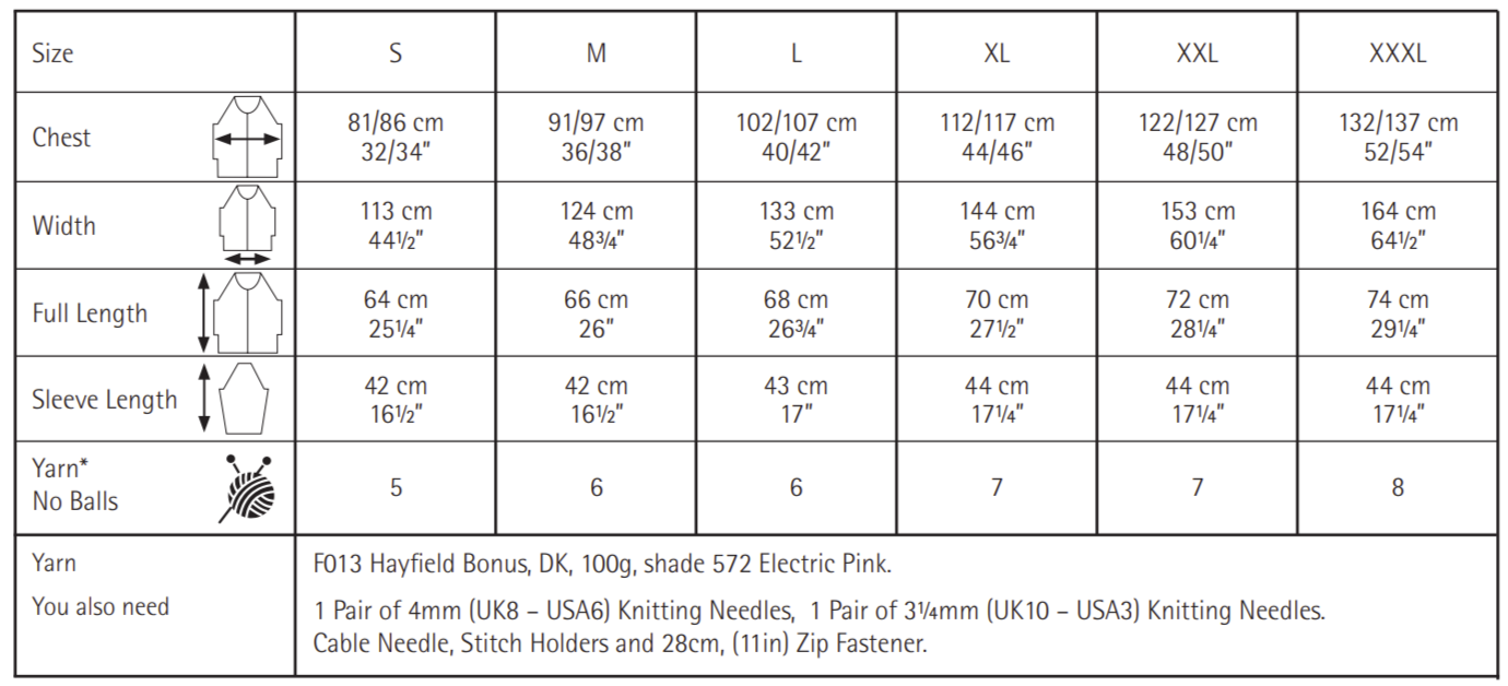 PDF - Knitting Pattern 10593 - ZIP NECK SWEATER IN HAYFIELD BONUS DK
