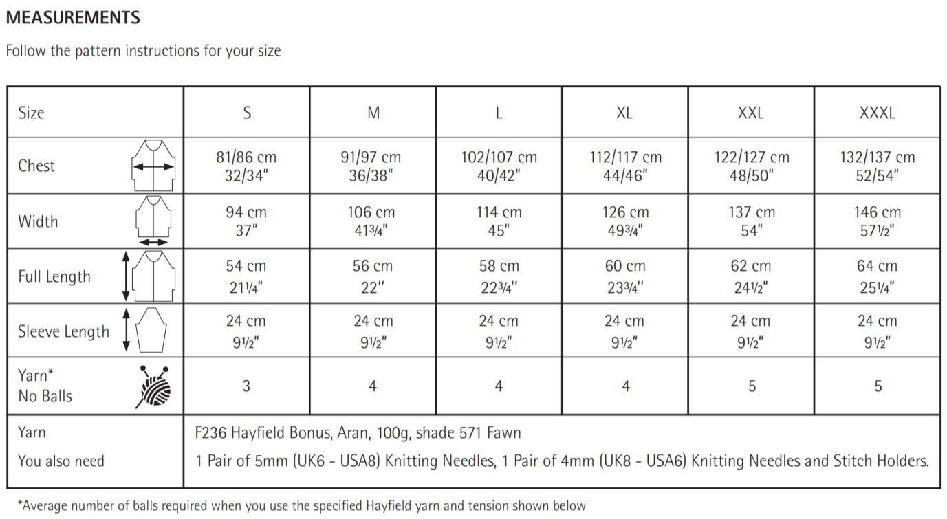 PDF - Knitting Pattern 10604 - SHORT SLEEVE SWEATER IN HAYFIELD BONUS ARAN