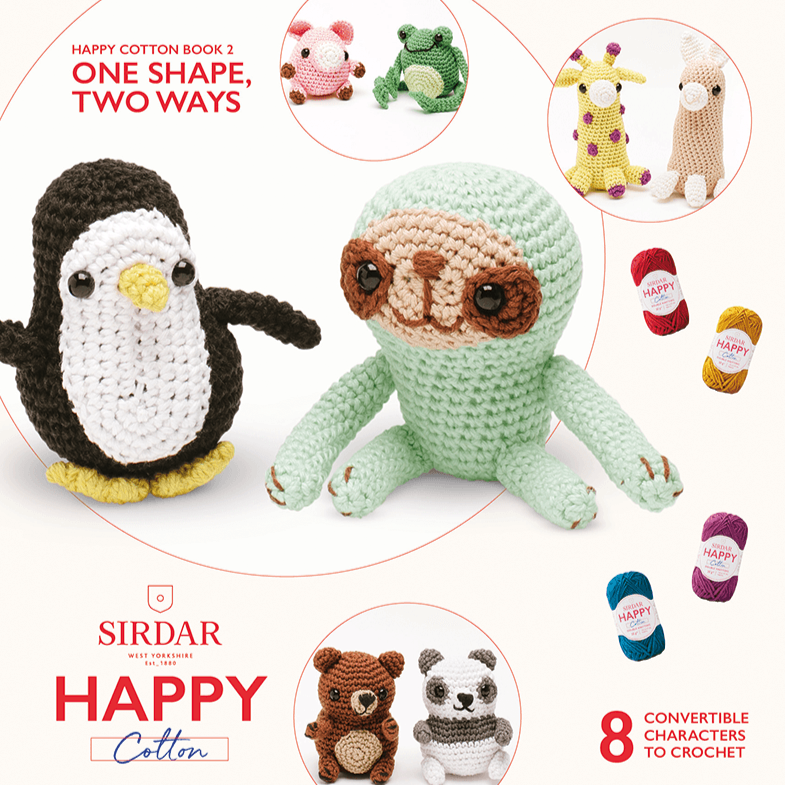 HAPPY COTTON - ONE SHAPE, 2 WAYS - Pattern Book 2