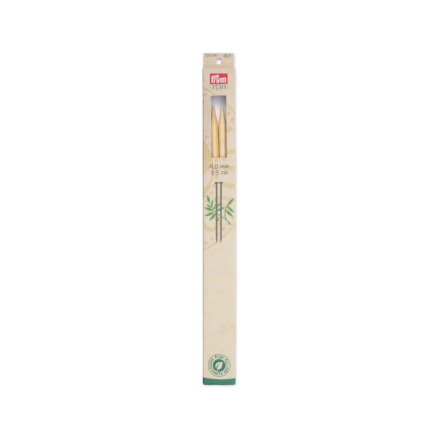 BAMBOO KNITTING NEEDLES - 33cm - Various sizes