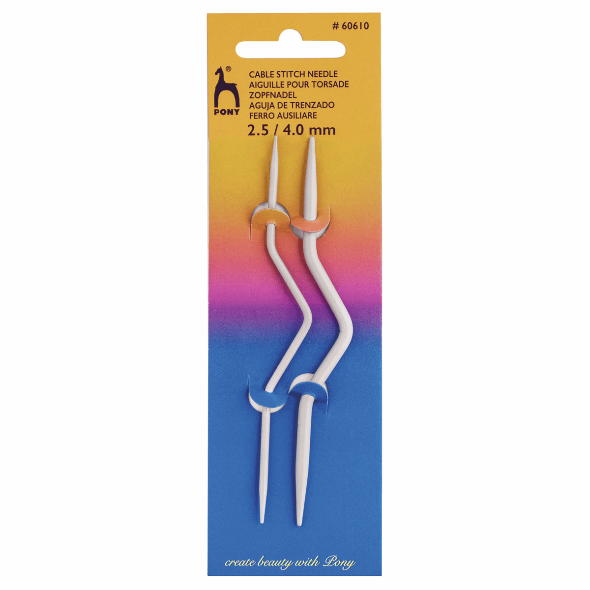 CABLE STITCH NEEDLES - BENT 2.5 - 4mm