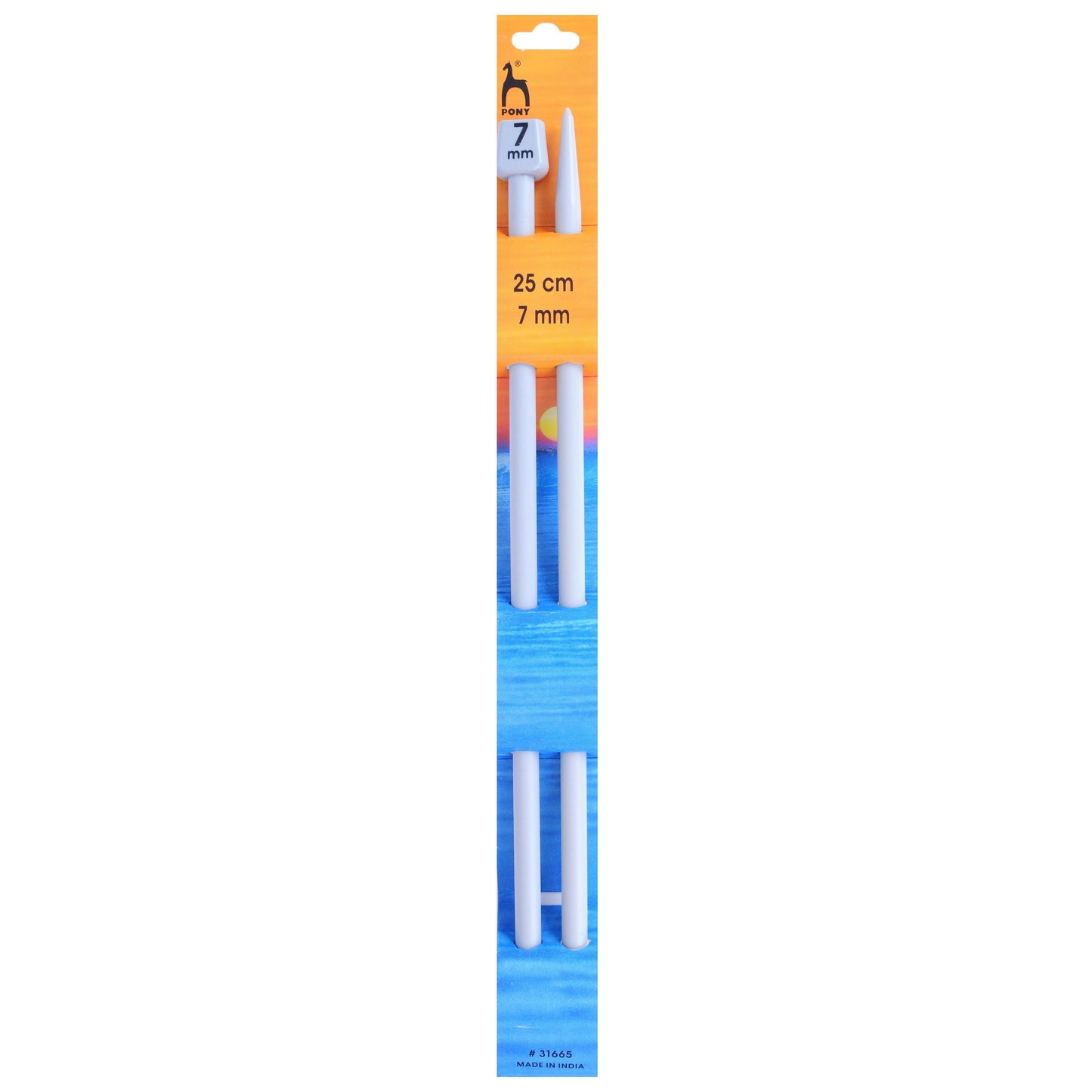 KNITTING NEEDLES - SINGLE-ENDED - CLASSIC 25cm Long