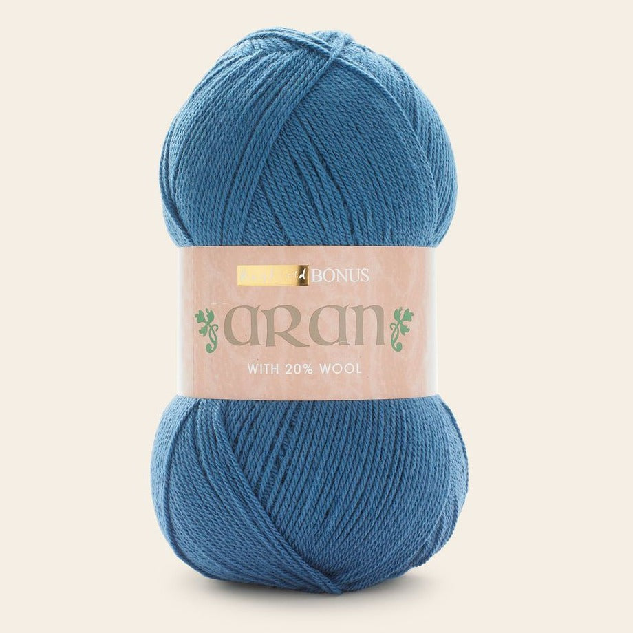 BONUS ARAN WITH WOOL 400g - More colours available