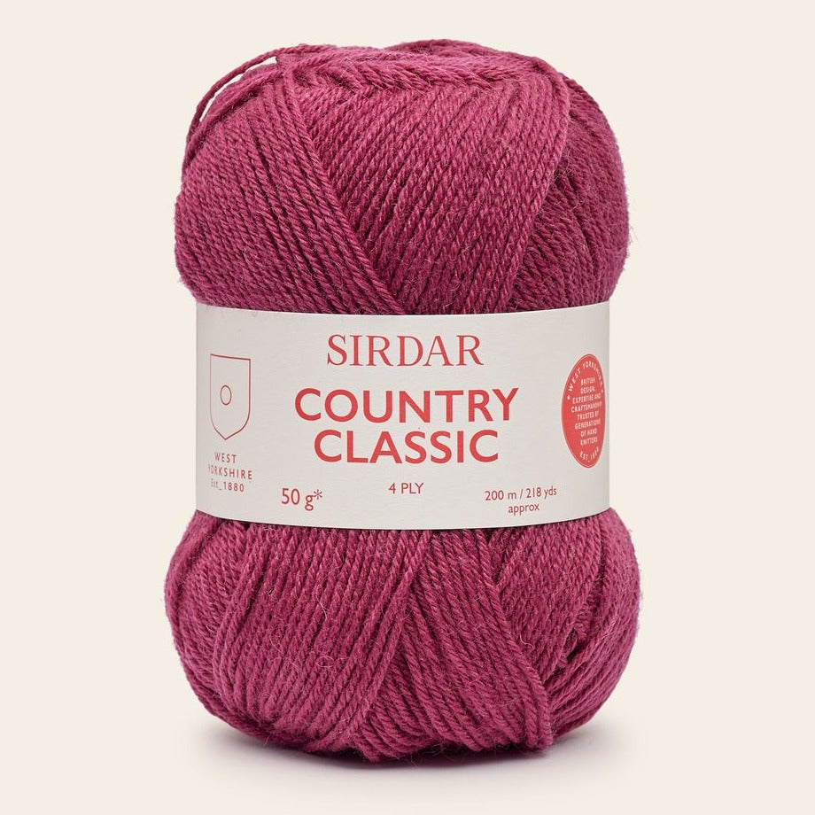 COUNTRY CLASSIC 4 PLY 50g - More colours available
