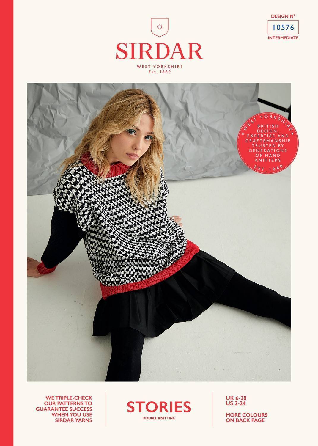 Knitting Pattern 10576 - STREET ART SWEATER IN SIRDAR STORIES DK