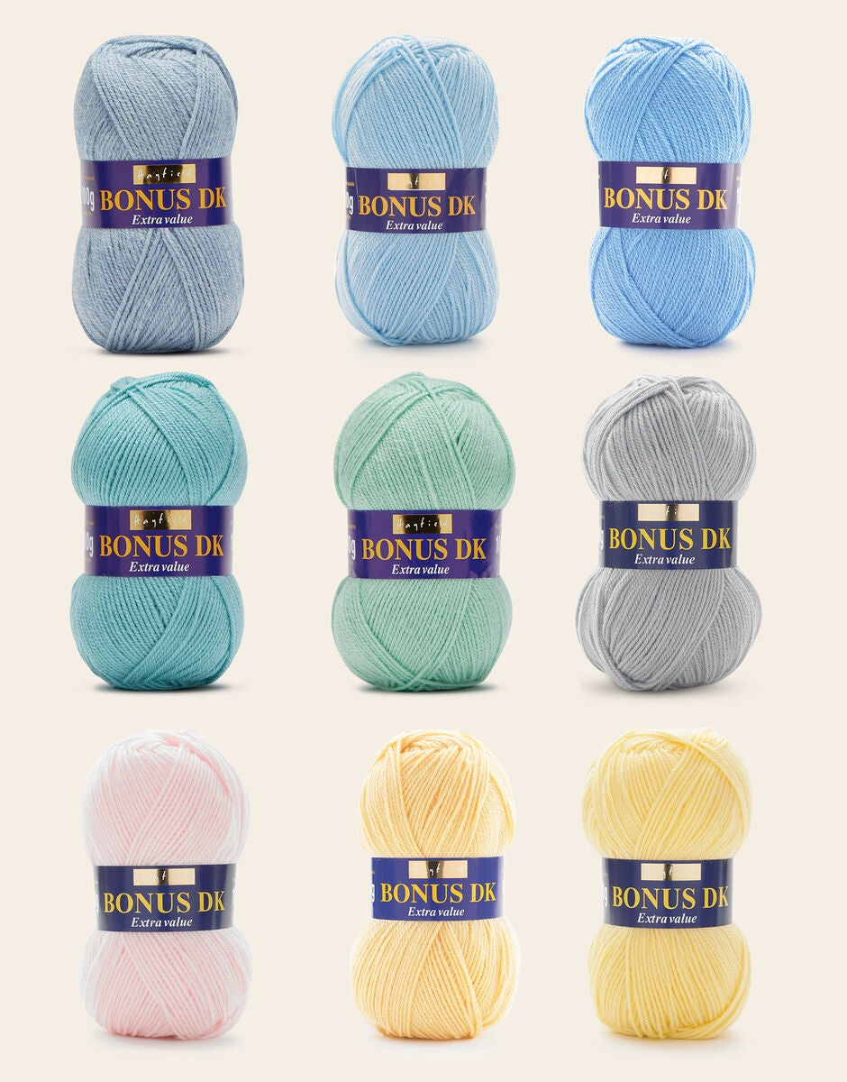 SOFT YARN BUNDLE IN HAYFIELD BONUS DK