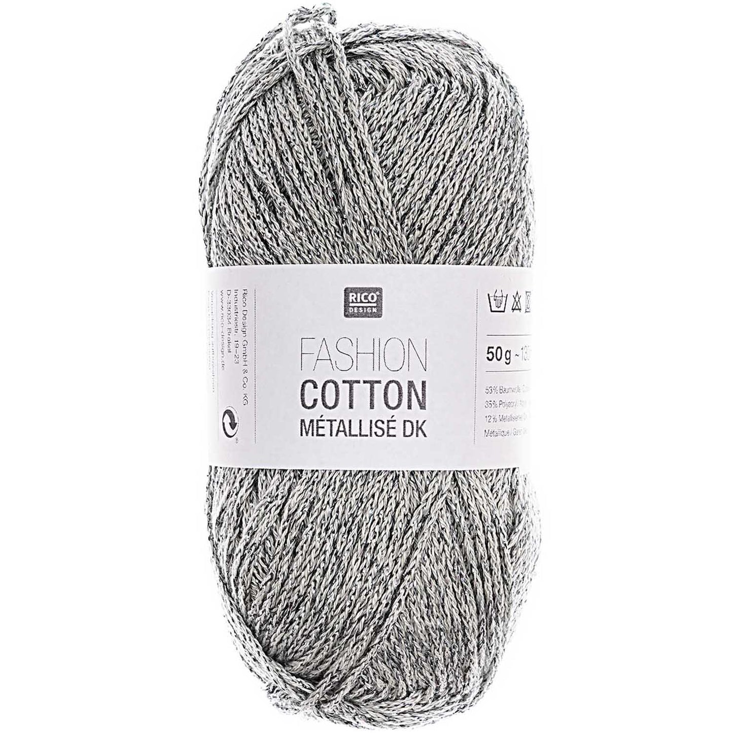 Fashion Cotton Metallise DK 50g - More Colours Available