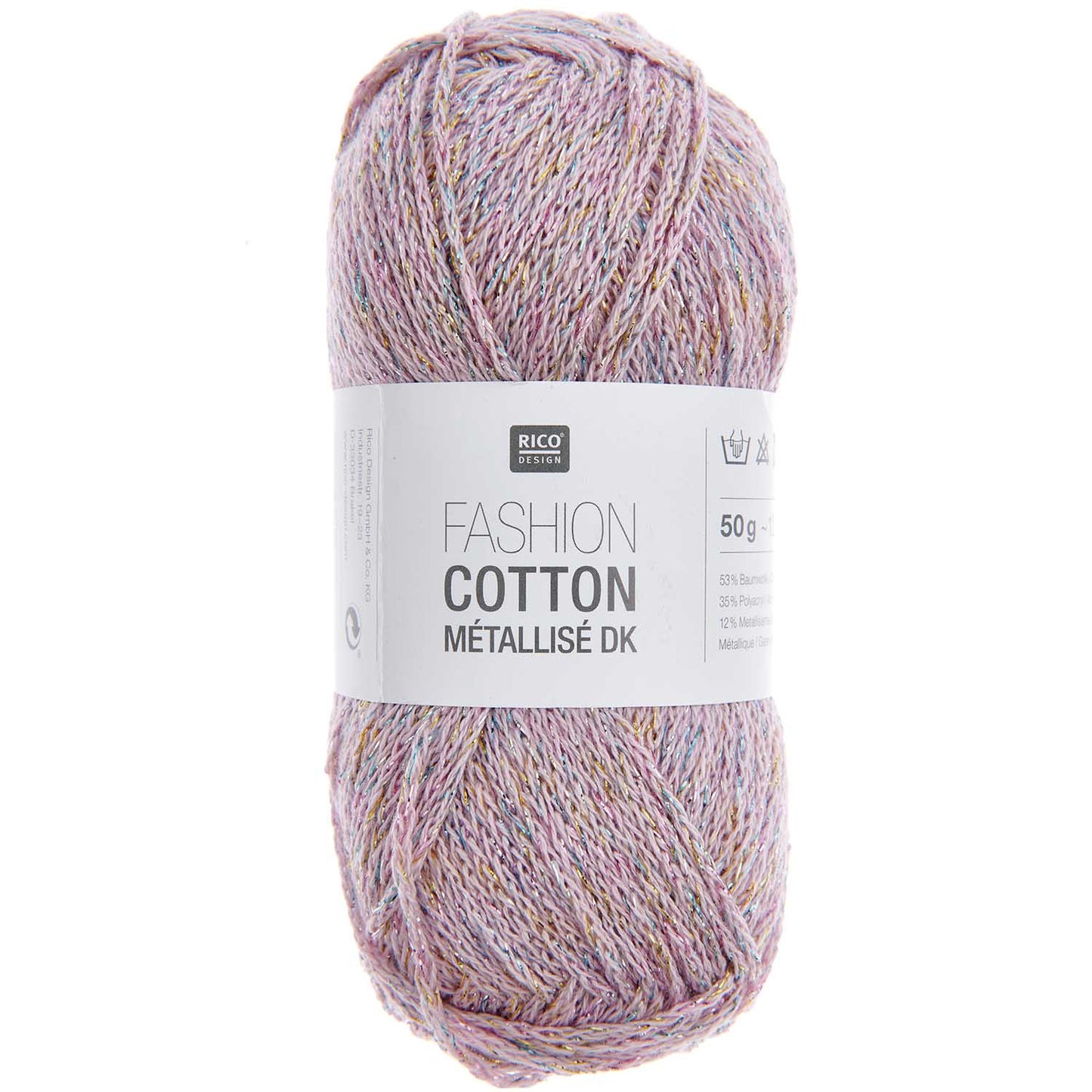 Fashion Cotton Metallise DK 50g - More Colours Available