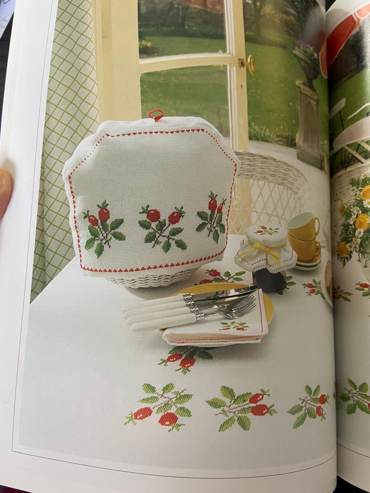 Fruit & Flowers Cross Stitch - Hardback