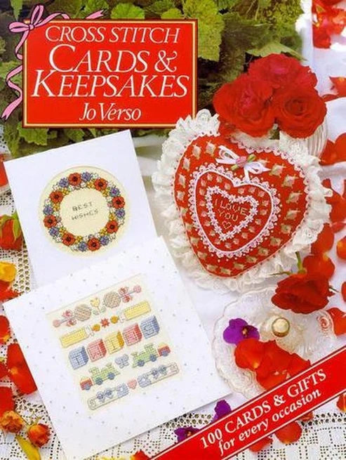 Cross Stitch Cards & Keepsakes by Jo Verso - Hardback - Pre-Loved