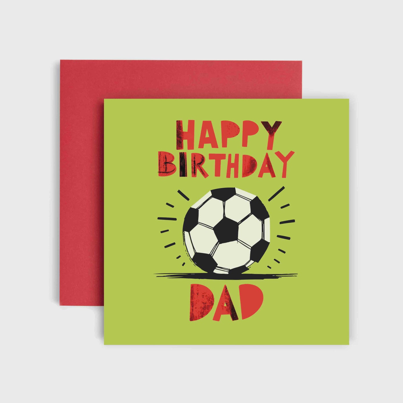 Happy Birthday DAD - Football - Birthday Card