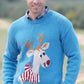 Knitting Pattern 7118 - Reindeer Jumper in Country Style DK