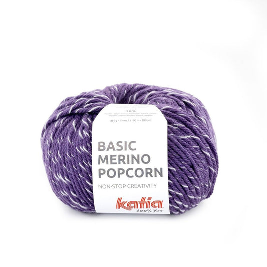 BASIC MERINO POPCORN DK 50g - More Colours Available