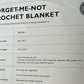 Crochet Pattern 1010 - Forget-Me-Not Crochet Blanket In Emu Classic DK
