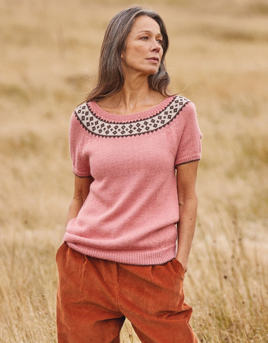 Knitting Pattern 10136 - YOKE TOP IN SIRDAR COUNTRY CLASSIC 4 PLY