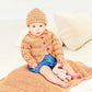 Knitting Pattern 10163 - Cardigan, Hat & Blanket in Bambino DK, Soft Baby Easy Stripes