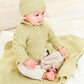 Knitting Pattern 10163 - Cardigan, Hat & Blanket in Bambino DK, Soft Baby Easy Stripes