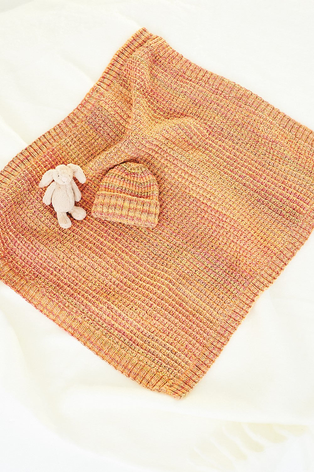 Knitting Pattern 10163 - Cardigan, Hat & Blanket in Bambino DK, Soft Baby Easy Stripes