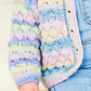 Knitting Pattern 10164 - Cardigan in Bambino DK, Soft Baby Easy Stripes DK