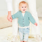 Knitting Pattern 10166 - Cardigan & Waistcoat in Bambino DK, Soft Baby Easy Stripes DK